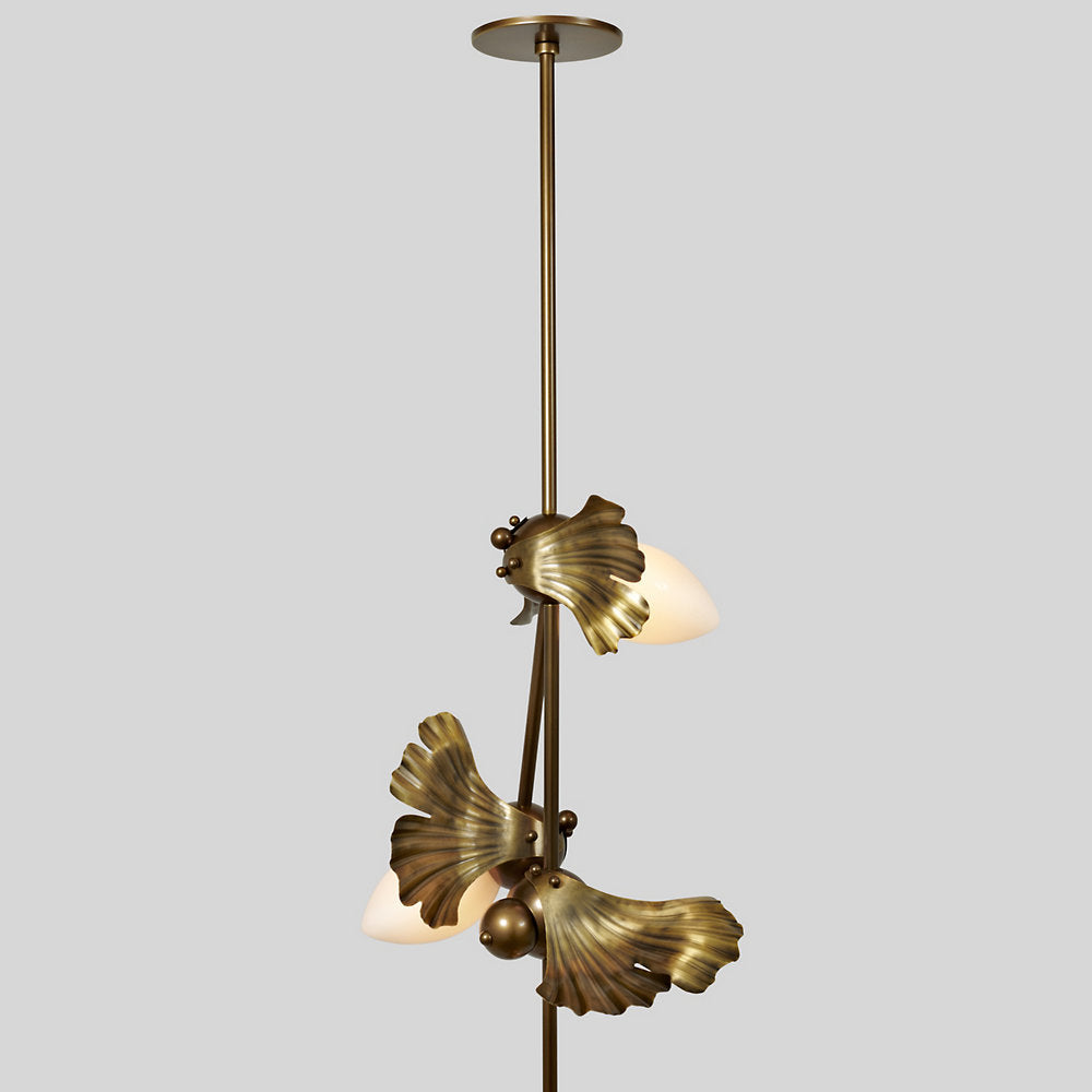 Fluted Ginkgo 07 Totem Pendant