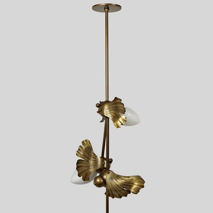 Fluted Ginkgo 07 Totem Pendant