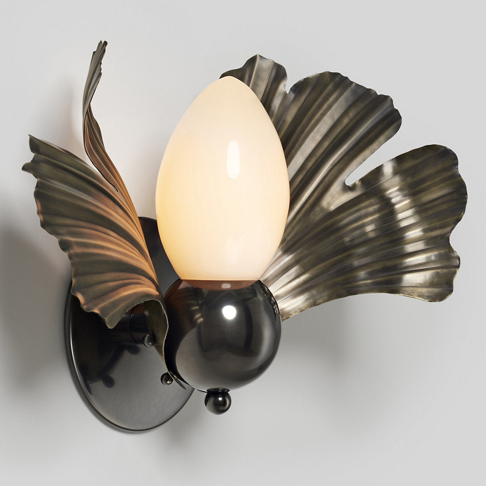 Fluted Ginkgo 01 Wall Sconce