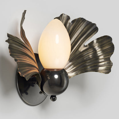 Fluted Ginkgo 01 Wall Sconce