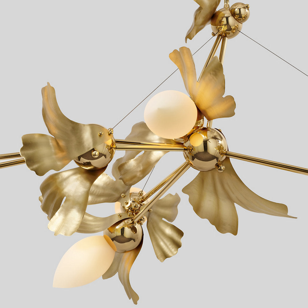 Ginkgo Blossom 08 Chandelier
