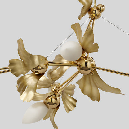 Ginkgo Blossom 08 Chandelier