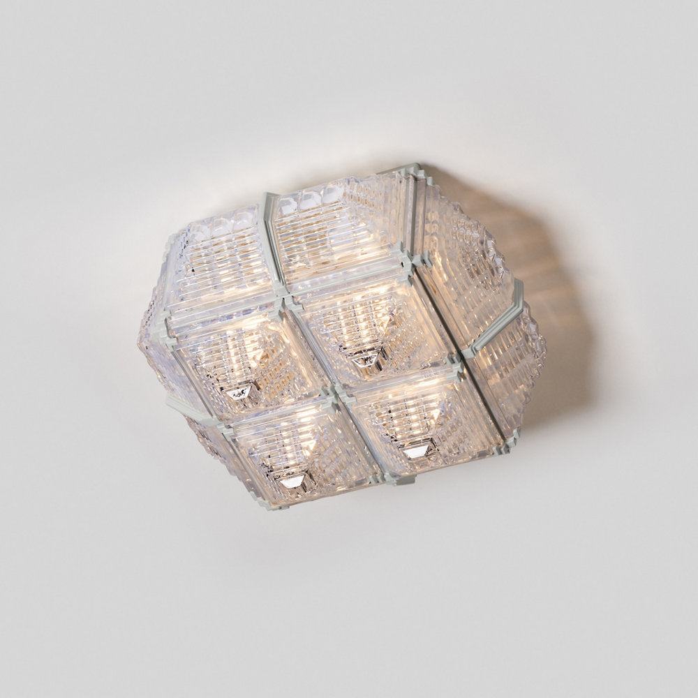 Jewel Block Flushmount 2