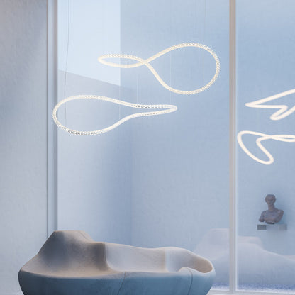 Squiggle Figure 8 LED Chandelier