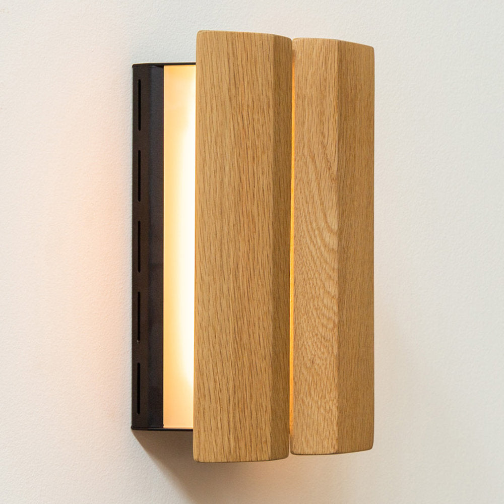 ADA Indoor/Outdoor Oak LED Wall Sconce