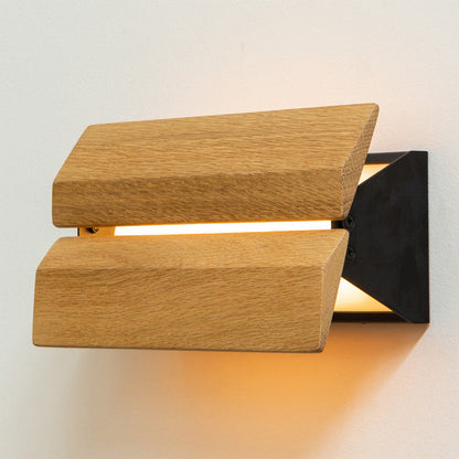 ADA Indoor/Outdoor Oak LED Wall Sconce