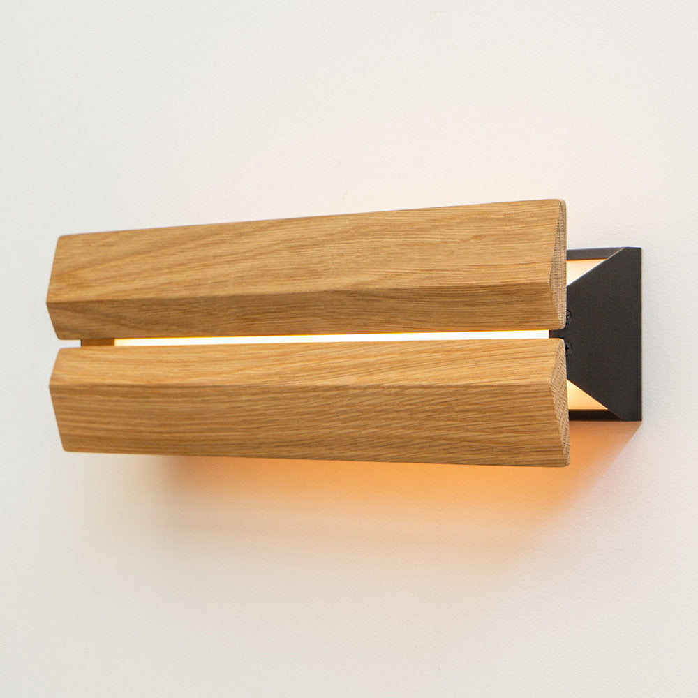 ADA Indoor/Outdoor Oak LED Wall Sconce