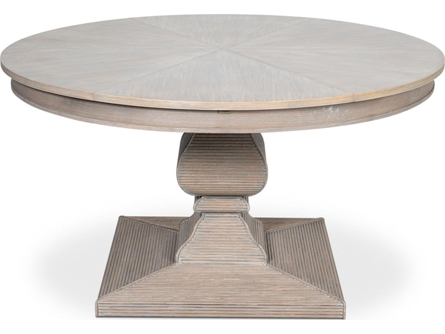Kelso Round Wood Dining Table in Moonskin Finish