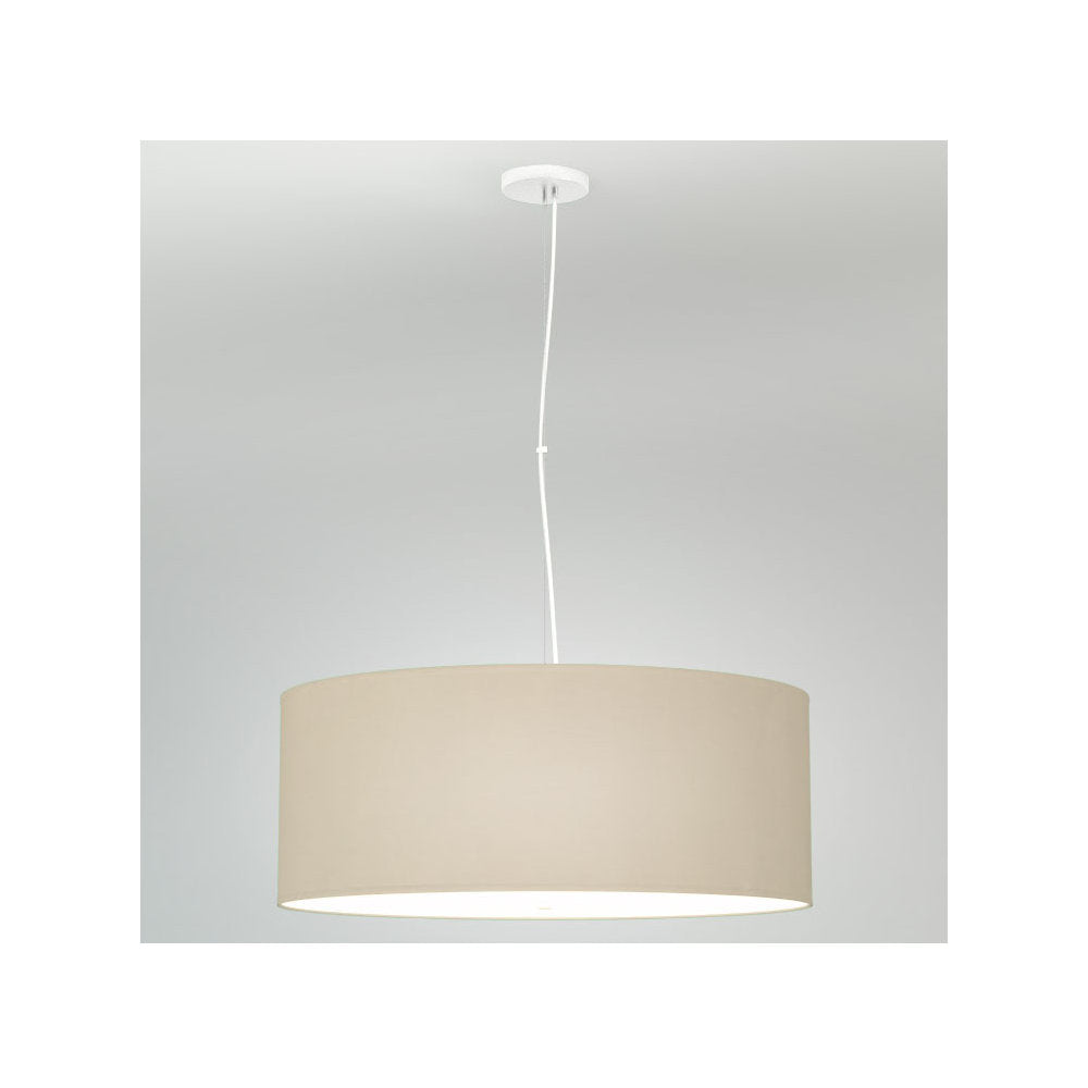 Bryce Linen Drum Pendant