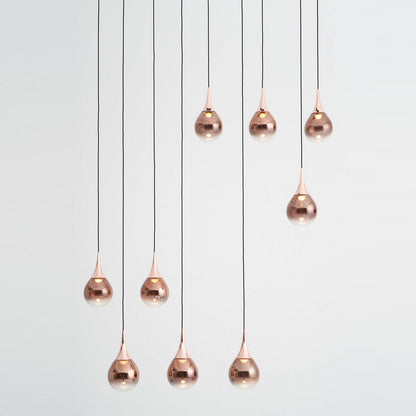 Paopao PZ10 LED Linear Multi Light Pendant