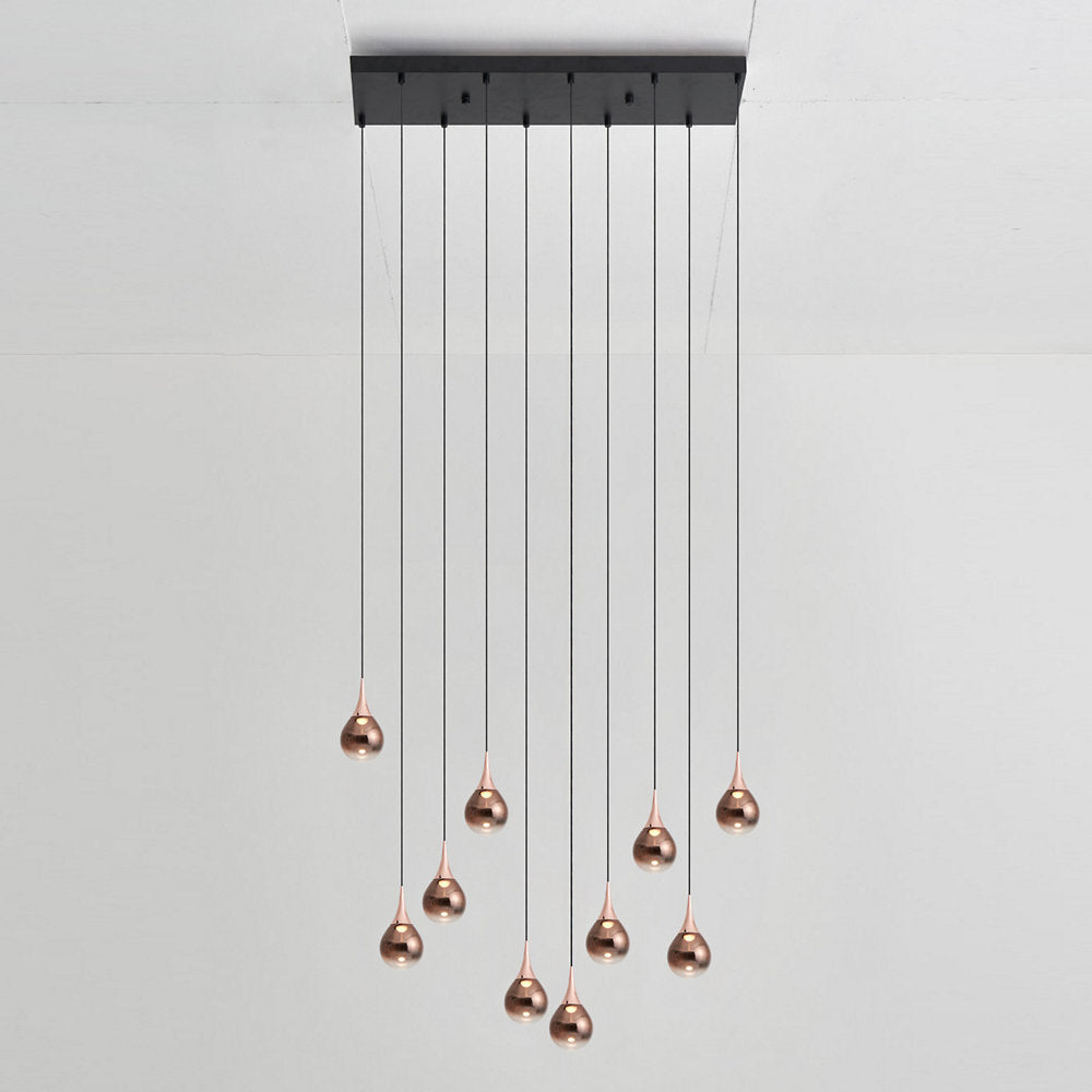 Paopao PZ10 LED Linear Multi Light Pendant