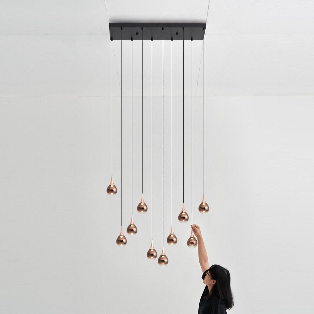 Paopao PZ10 LED Linear Multi Light Pendant