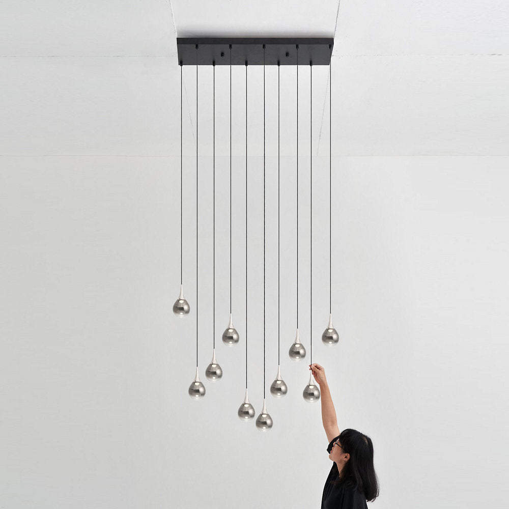 Paopao PZ10 LED Linear Multi Light Pendant