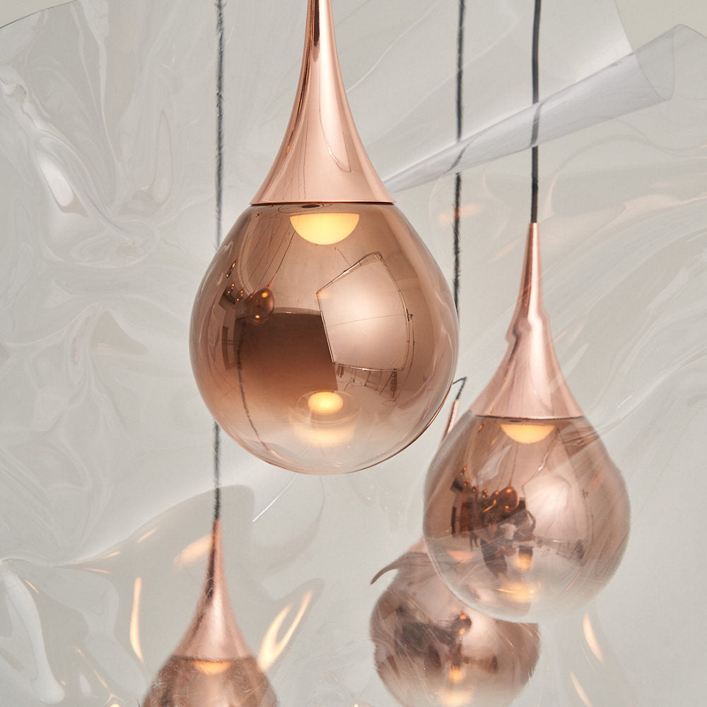 Paopao PZ10 LED Linear Multi Light Pendant