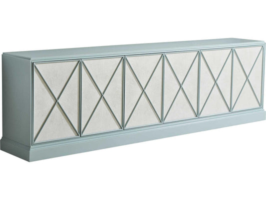 Studio Designs Rosalind Long Media Console Soft Pale Blue