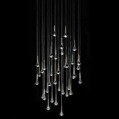 Rain Large Multi Light Pendant Light