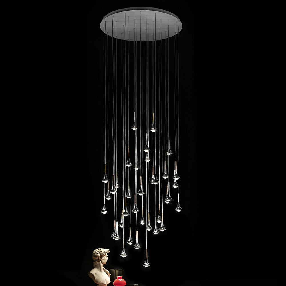 Rain Large Multi Light Pendant Light