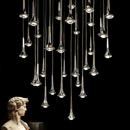 Rain Large Multi Light Pendant Light