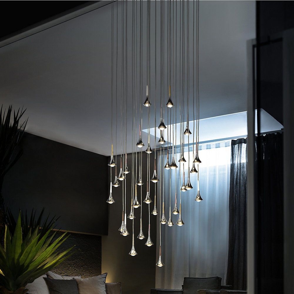 Rain Large Multi Light Pendant Light