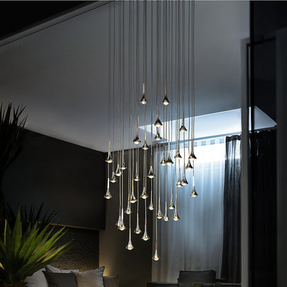 Rain Large Multi Light Pendant Light