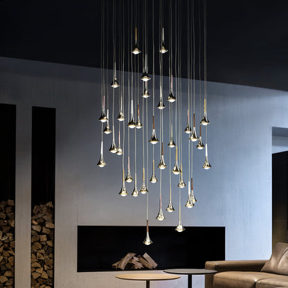 Rain Large Multi Light Pendant Light