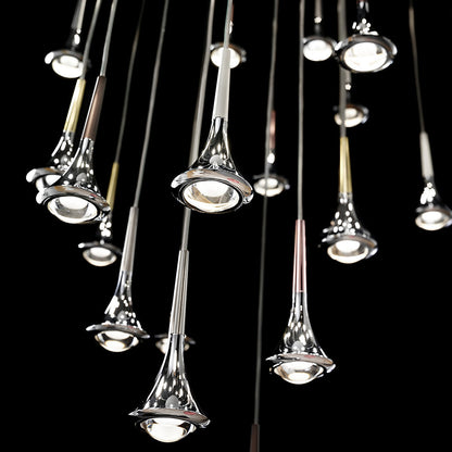 Rain Large Multi Light Pendant Light