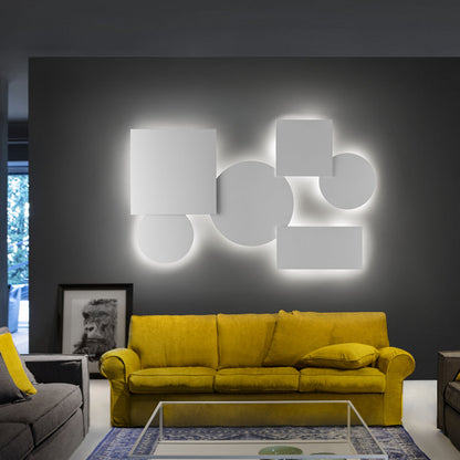 Puzzle Mega LED Round Wall/Flushmount