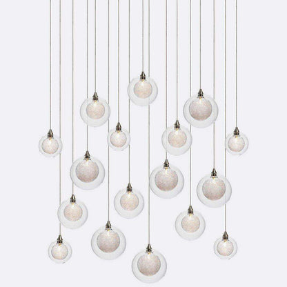 Kadur Drizzle 17 Rectangular LED Multi-Light Pendant