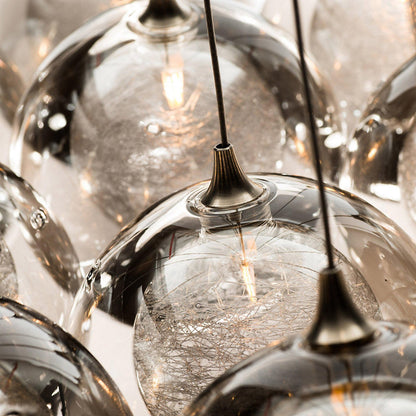 Kadur Drizzle 17 Rectangular LED Multi-Light Pendant