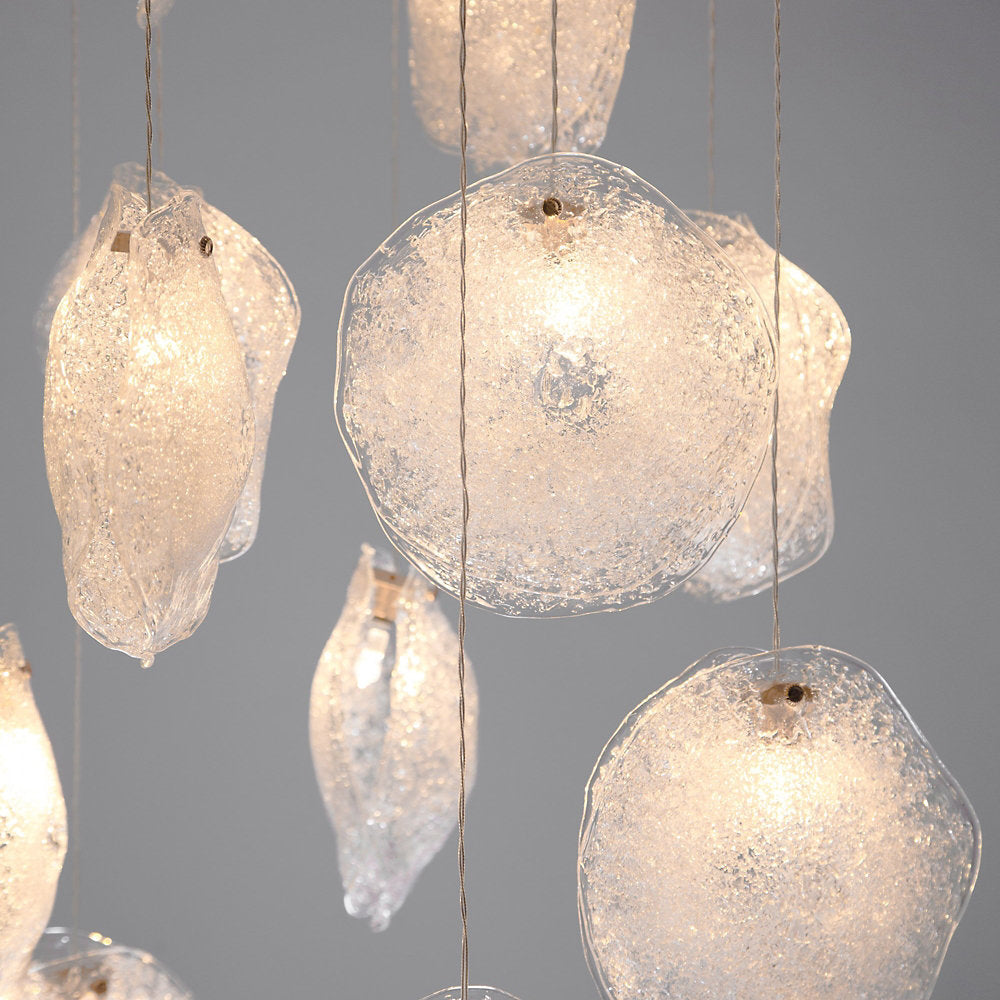 Crystal Shell CS11 LED Multi-Light Pendant