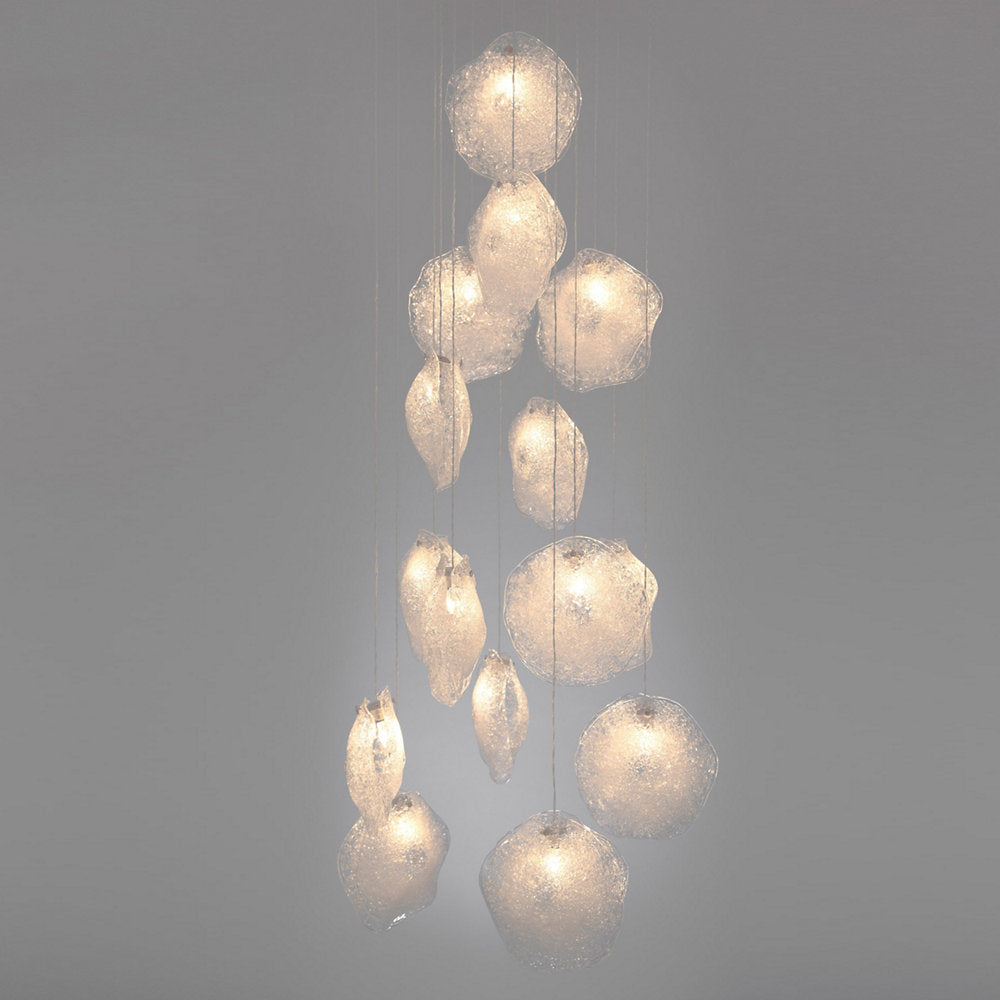 Crystal Shell CS11 LED Multi-Light Pendant