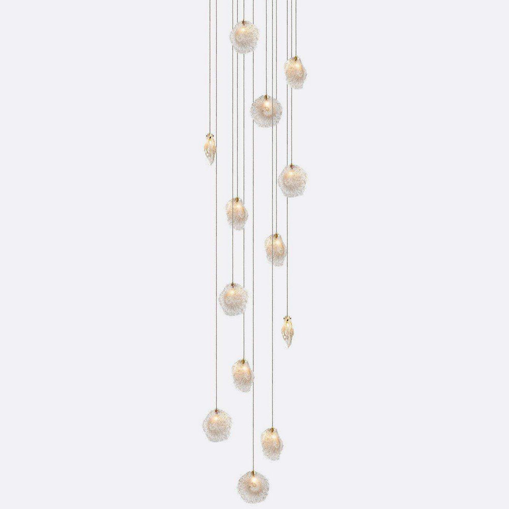Crystal Shell CS13 LED Multi-Light Pendant