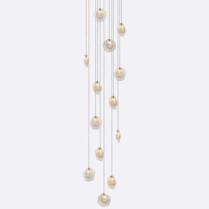 Crystal Shell CS13 LED Multi-Light Pendant