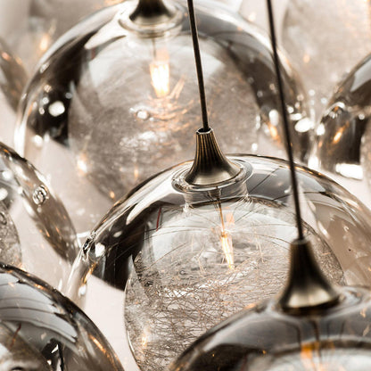Kadur Drizzle 11 Round LED Multi-Light Pendant