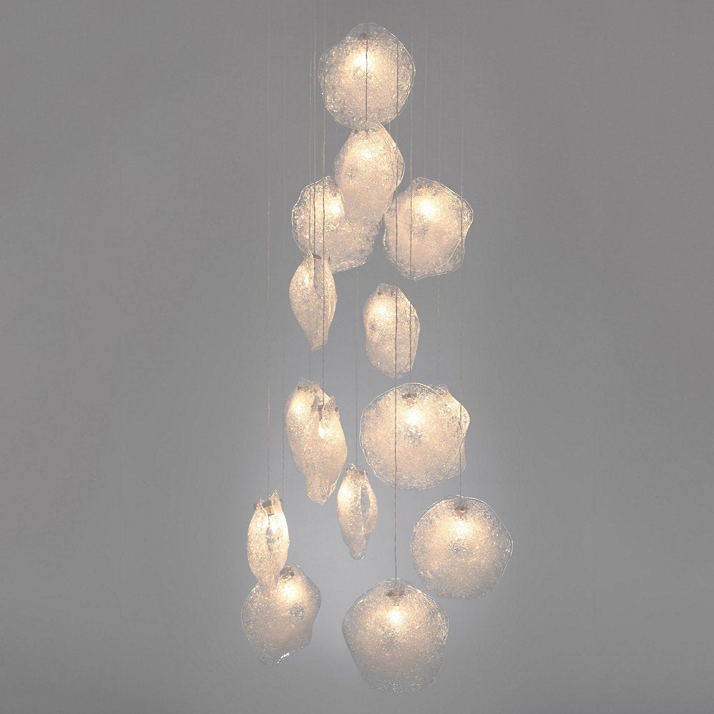 Crystal Shell 18 Multi-Light Pendant