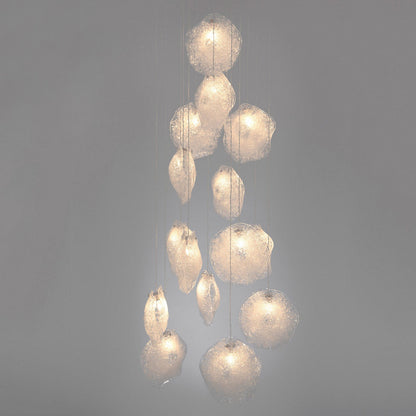 Crystal Shell 18 Multi-Light Pendant