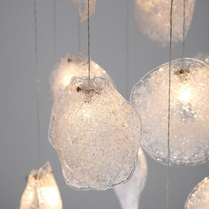 Crystal Shell 18 Multi-Light Pendant