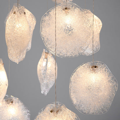 Crystal Shell 18 Multi-Light Pendant