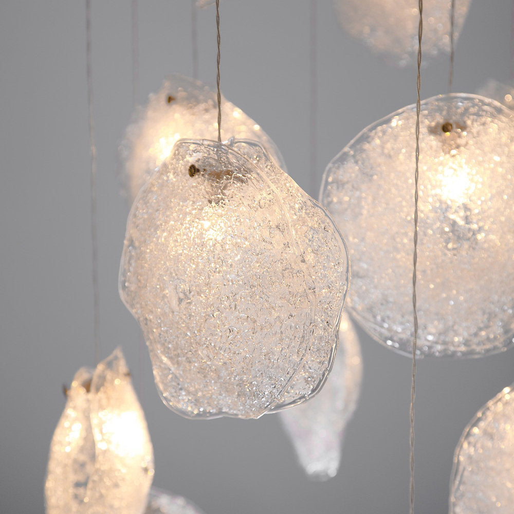 Crystal Shell 17 Multi-Light Pendant