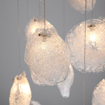 Crystal Shell 17 Multi-Light Pendant