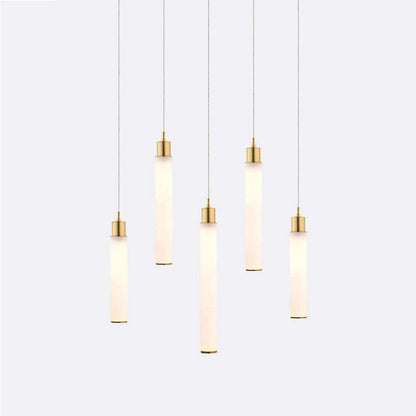 White Candle 5 Multi-Light Pendant