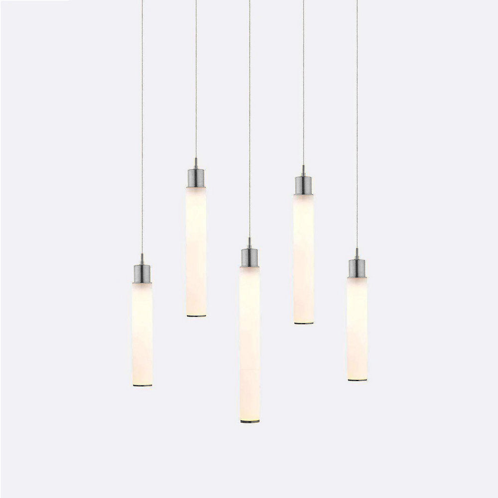 White Candle 5 Multi-Light Pendant