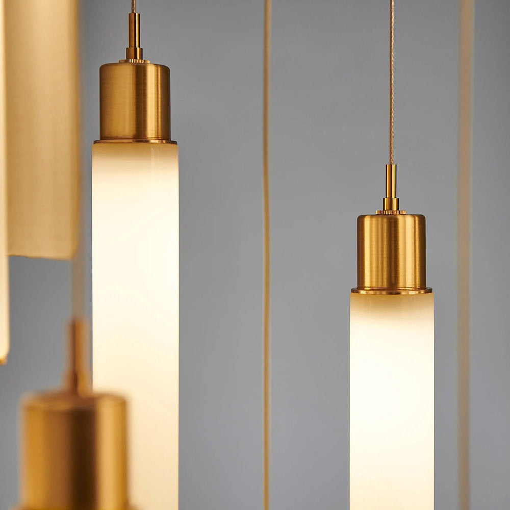 White Candle 6 Multi-Light Pendant