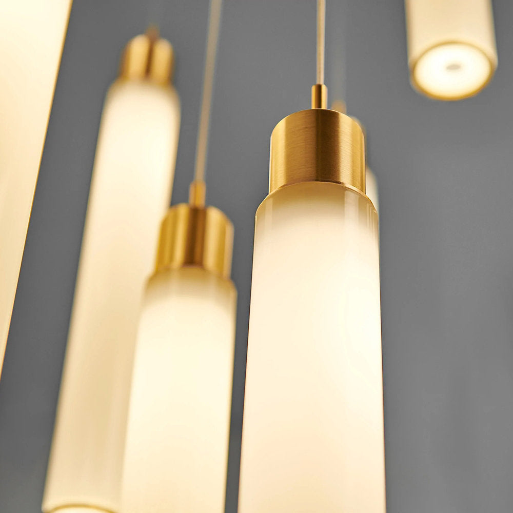 White Candle 6 Multi-Light Pendant