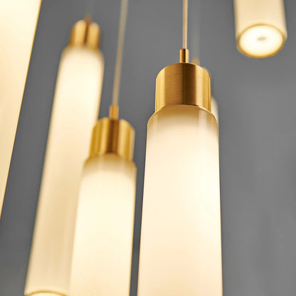 White Candle 6 Multi-Light Pendant