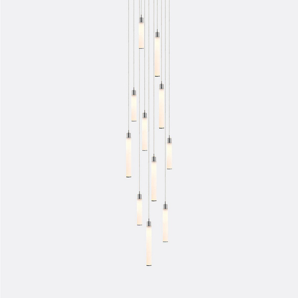 White Candle 11 Multi-Light Pendant