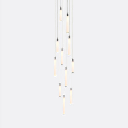 White Candle 11 Multi-Light Pendant