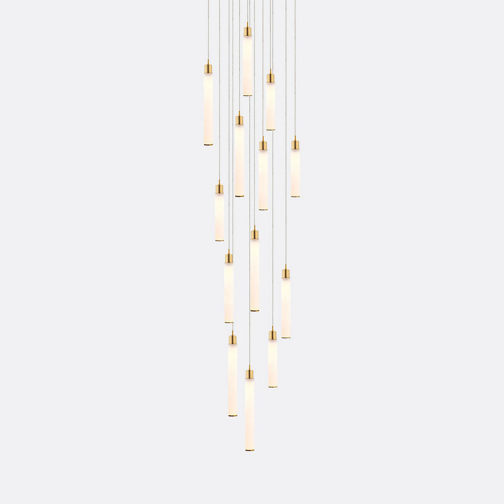 White Candle 13 Multi-Light Pendant