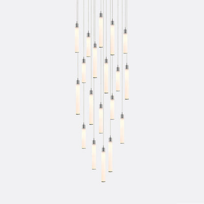 White Candle 19 Multi-Light Pendant