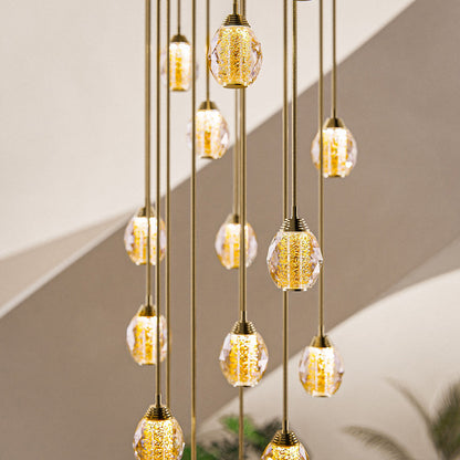 HoneyComb Square Multi-Light Pendant
